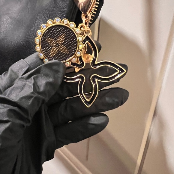 Upcycled LV Purse Charm - Picture 2 of 5